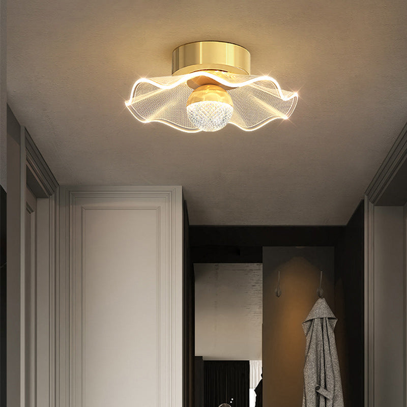 Lampmio Flower Ceiling Light For Corridor