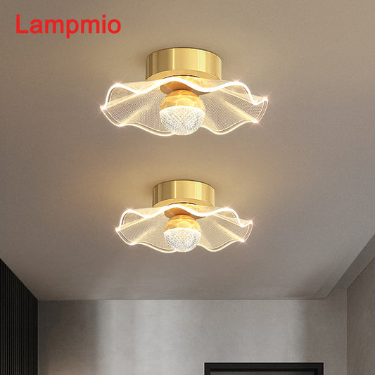 Lampmio Flower Ceiling Light For Corridor